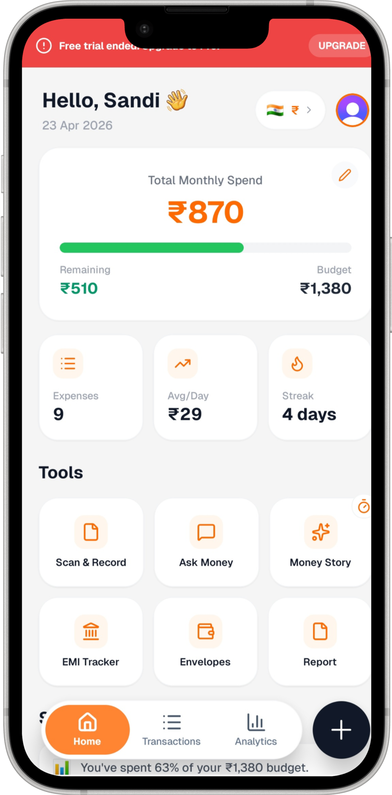 Everything dashboard